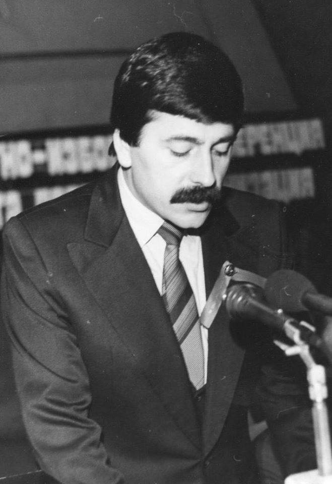 Николай Мирчев на отчетно-изборна конференция на БКП