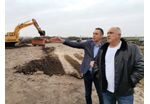 Министър-председателят Бойко Борисов посети на място строежа на транзитния път от АМ Тракия към Слънчев бряг (1)