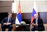 Александър Вучич и Владимир Путин