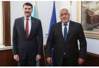 Лидерът на ГЕРБ-СДС Бойко Борисов по време на срещата му с Н. Пр. Абдулрахман Ахмед Султан Исса Алджабер, посланик на ОАЕ в България
