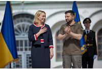 Бриджит Бринк и Володимир Зеленски