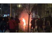 Вандализъм на протеста в София