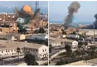 Взривове от удари с ирански дронове