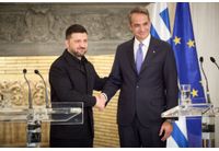 Володимир Зеленски и Кириакос Мицотакис