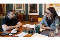 Володимир Зеленски и Юлия Свириденко
