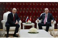 Диктаторът Путин и турският президент Реджеп Ердоган