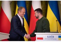 Доналд Туск и Володимир Зеленски