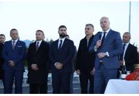 Министър-председателят Росен Желязков участва в церемонията по въвеждане в експлоатация на обновен участък от път Е-79 между Бело поле и Симитли, включително стария тунел "Железница"
