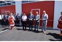 Министър-председателят Росен Желязков по време на официалната церемония по откриването на нова пожарна база в Симитли