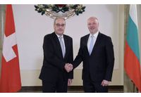 Министър-председателят Росен Желязков на срещата си с Ги Пармелин, ръководител на Федералния департамент по икономически въпроси, образование и изследвания на Конфедерация Швейцария.