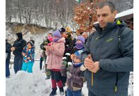 Множество миря̀ни почетоха Сретение Господне с поклонение на игнатишкия оброк над Черепишкия манастир 