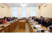 Заместник министър-председателят и министър на транспорта и съобщенията Гроздан Караджов на среща с Националното сдружение на общините в Република България