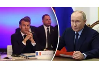 Макрон и Путин