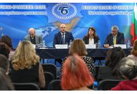 Министърът на правосъдието Георги Георгиев пред форума "Формиране на арбитражния модел на утрешния ден", организиран от арбитражния съд при Българската търговско-промишлена палата (БТПП)