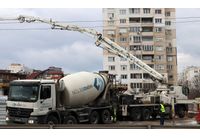 Ново строителство, наливане на бетон
