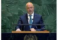 Министър-председателят Росен Желязков говори пред 80-ата сесия на Общото събрание на ООН