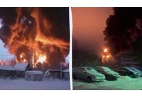 Опожарената от дроновете на СБУ руска нефтебаза