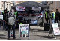 Палатков лагер до МФ, протест на полицаи и надзиратели