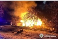 Пожари вследствие на руските удари