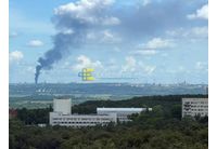 Поразената нефтена рафинерия в Уфа