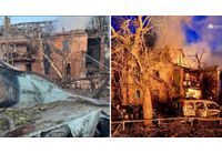 Последици от руския терористичен удар по град Днепър