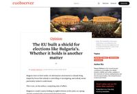 Публикацията в EUobserver