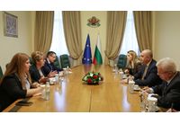 Среща ан Румен Радев с Елеонора Митрофанова