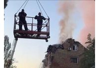 Разрушения в Киев вследствие на руския терористичен удар