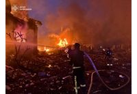 Разрушения вследствие на руската терористична атака