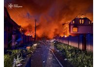 Разрушения вследствие на руската терористична атака