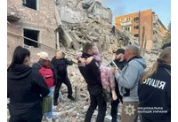 Разрушения след руския терористичен удар в Прилуки