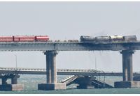 Разрушеният Кримски мост