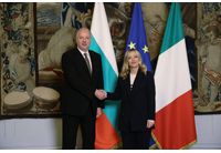 Росен Желязков и Джорджа Мелони