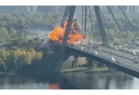 Руски удар по мост в Киев