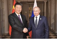Си Цзинпин и Владимир Путин