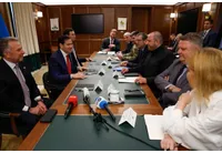 Среща на американската и украинските делегации