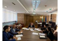 Среща между министъра на регионалното развитие Иван Иванов, ресорния зам.-министър Веселина Терзийска и ръководството на "Български ВиК холдинг" ЕАД
