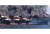 Унищоженият петролен танкер