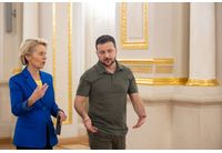 Урсула фон дер Лайен и Володимир Зеленски