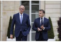 Фридрих Мерц и Еманюел Макрон