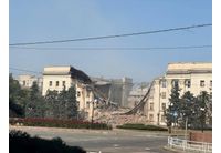 Руската федерация напълно разруши сградата на Херсонската областна военна администрация