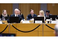 В Брюксел беше обсъдена допълнителна подкрепа за Украйна. На снимката - Денис Шмигъл и Кая Калас 