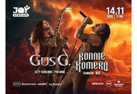 Виртуозът китарист Гас Джи и вокалистът Рони Ромеро ще изнесат концерт тази вечер в София