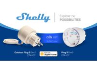 Две устройства на Shelly Group получиха сертификат "Works with Apple Home" по Matter протокола