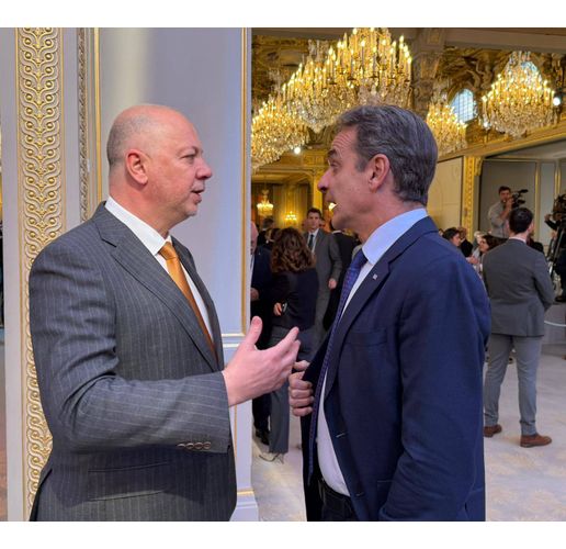 Министър-председателят Росен Желязков и премиерът на Гърция Кириакос Мицотакис