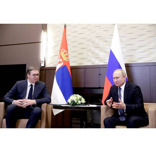 Александър Вучич и Владимир Путин