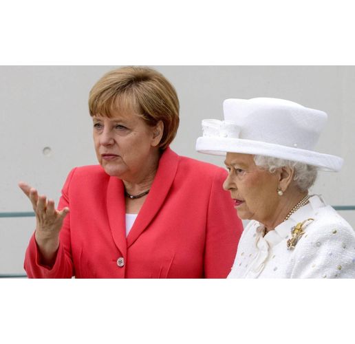 Ангела Меркел и кралица Елизабет Втора