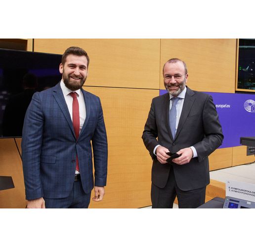 Андрей Новаков и Манфред Вебер