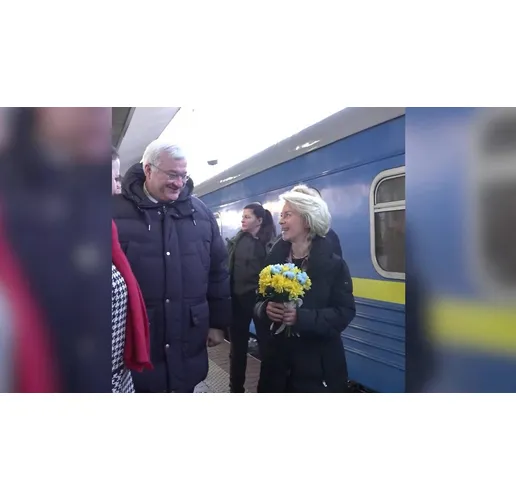 Андрей Сибига посреща Фон дер Лайен