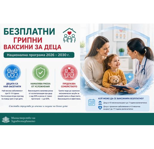 Безплатни грипни ваксини за децата от есента